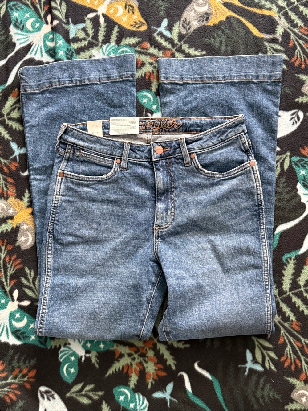 Wrangler Retro High Rise Trouser Jeans – Size 30x32 NWT - Picture 2 of 8